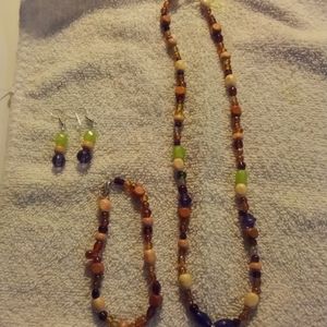 Handmade custom jewelry set